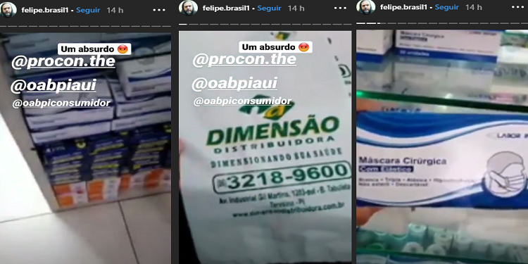 Consumidor denuncia preço abusivo da máscara cirúrgica em Teresina